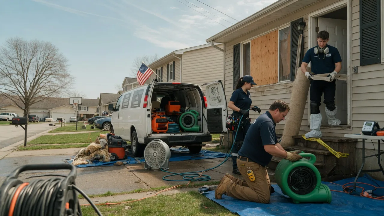 Water Damage Restoration in Linden, TN near me